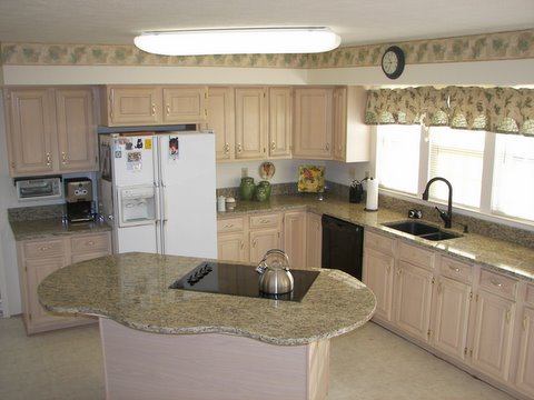 granite kitchen countertops photo