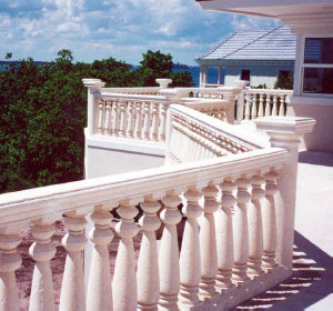stone balustrade
